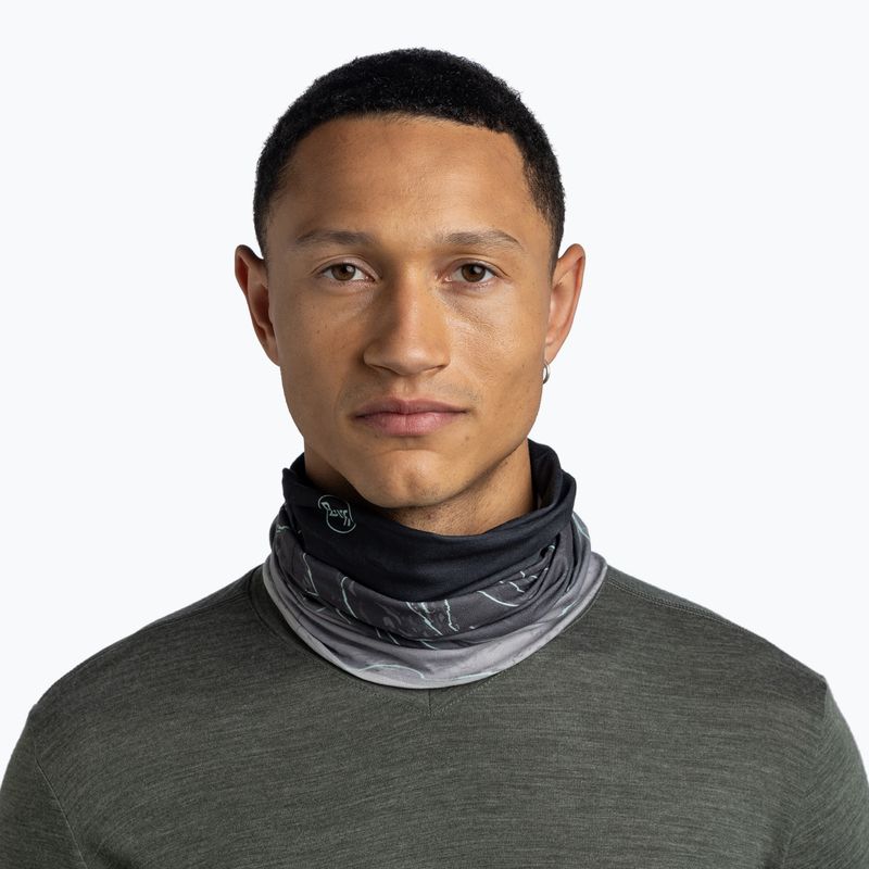 Fascia multifunzione BUFF Original Ecostretch unal grey 3