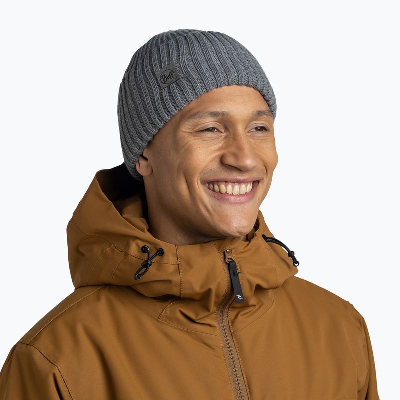 Berretto invernale BUFF Knitted Rutger iron grey 3