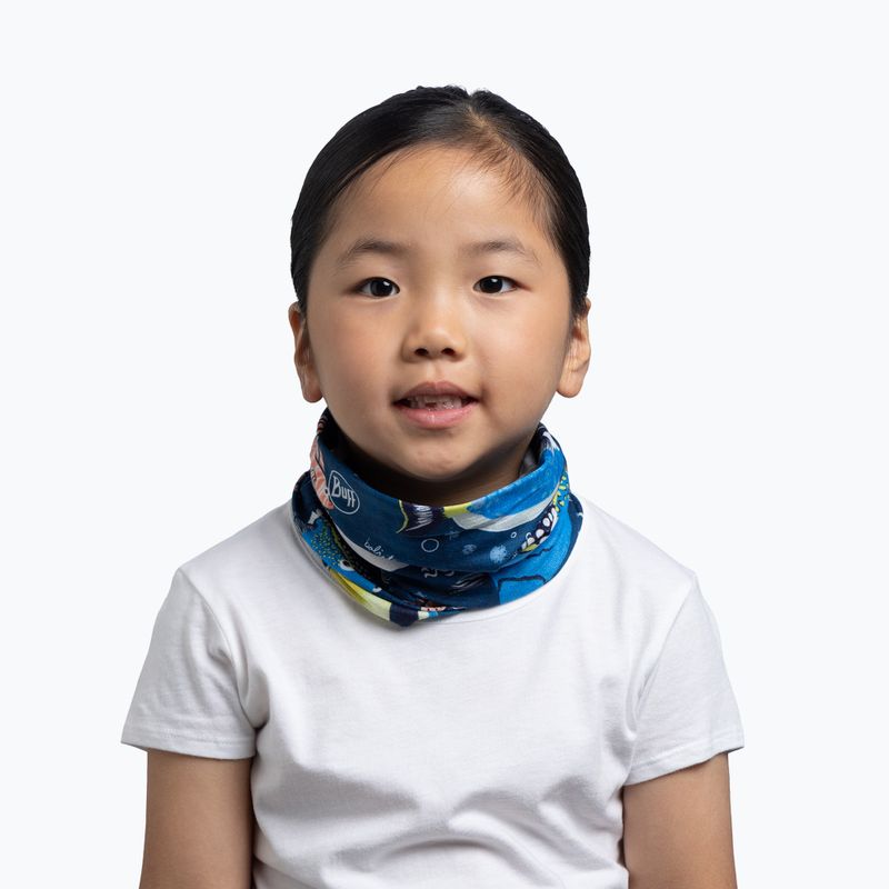 Fascia multifunzione per bambini BUFF CoolNet UV huambi navy 3