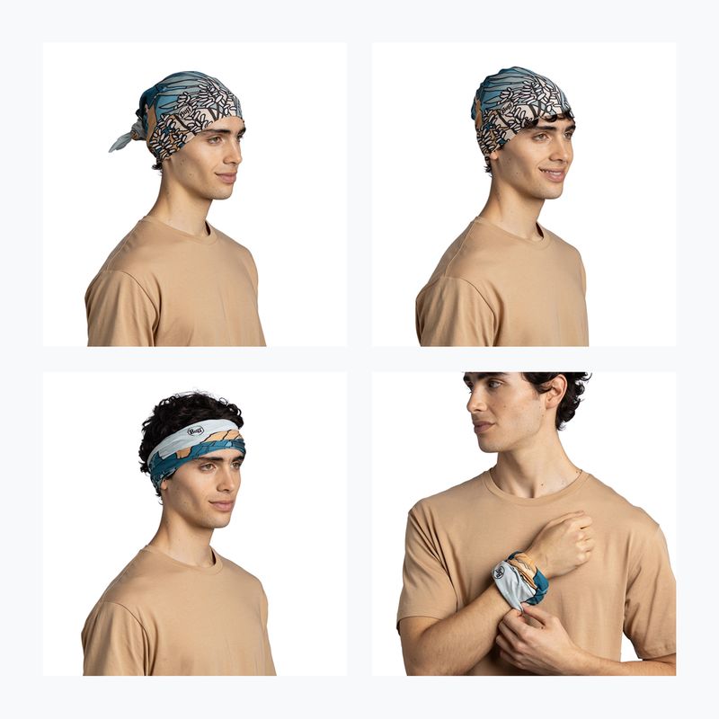 Fascia multifunzione BUFF Coolnet UV nive teal 6