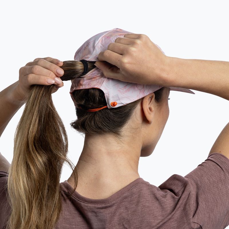 Cappellino con visiera BUFF CoolNet UV Pack Speed orisa azalea 6