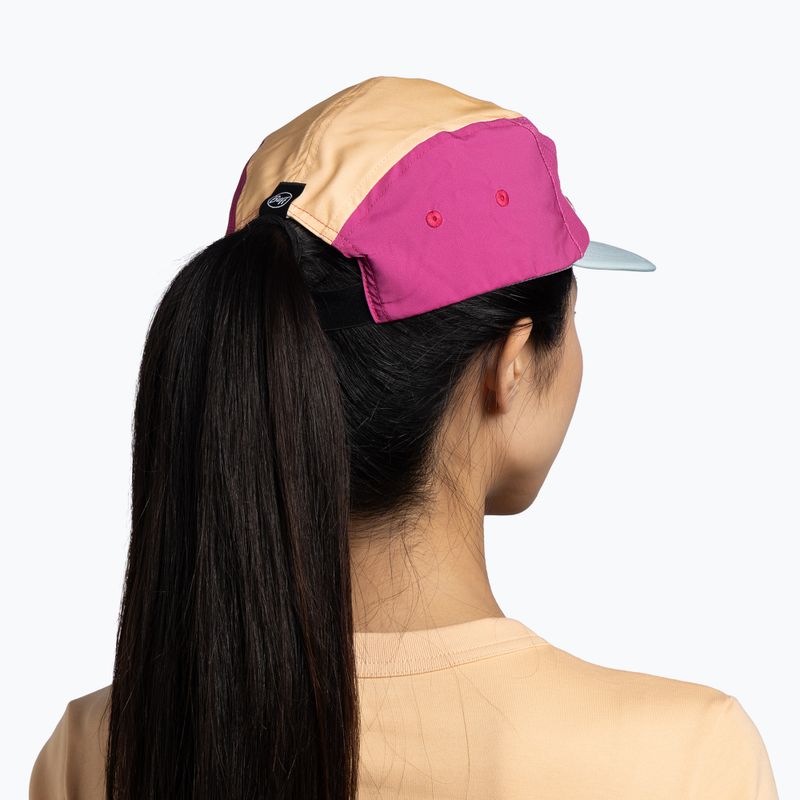 Cappellino con visiera BUFF 5 Go lagua pink panel 4