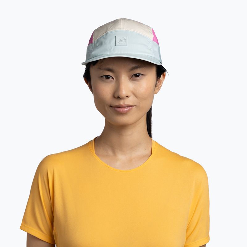 Cappellino con visiera BUFF 5 Go domus seagrove green panel 3