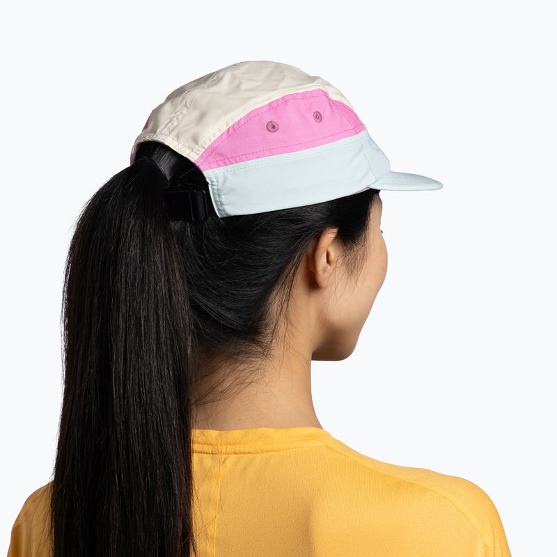 Cappellino con visiera BUFF 5 Go domus seagrove green panel 4