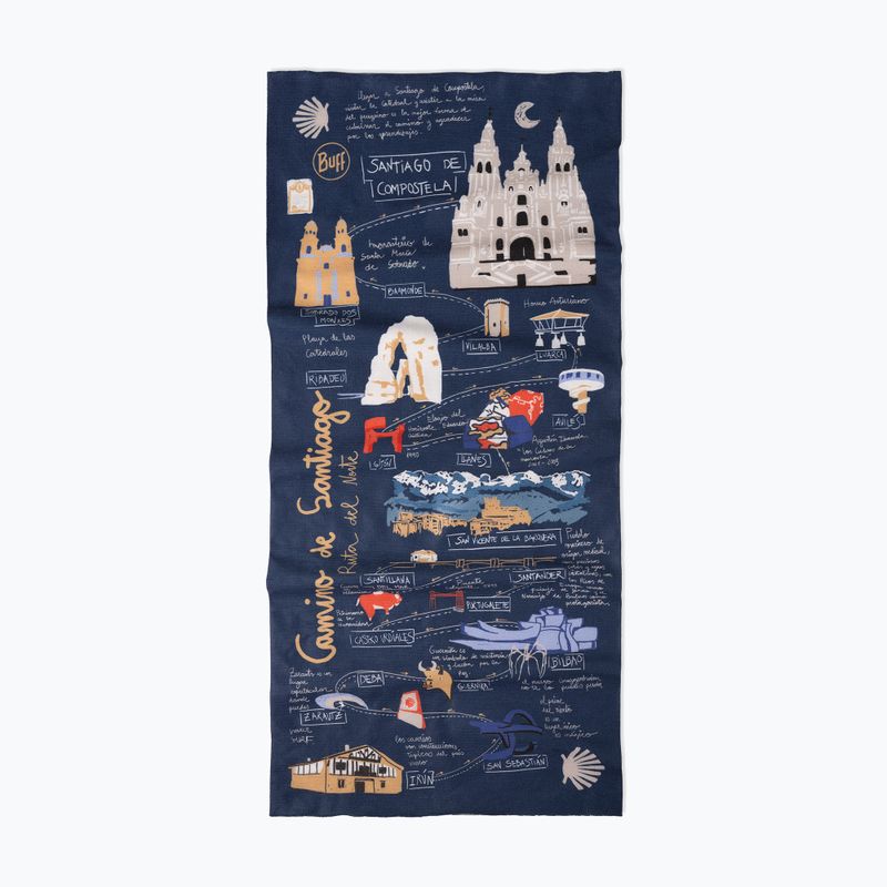Fascia multifunzione BUFF Coolnet UV camino norte navy 2