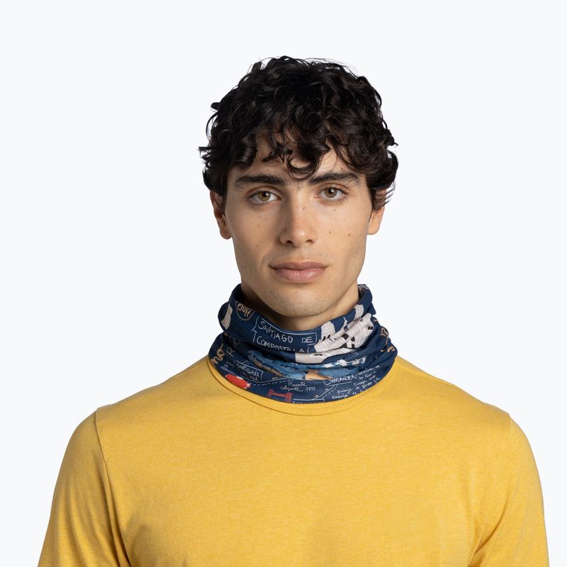 Fascia multifunzione BUFF Coolnet UV camino norte navy 3