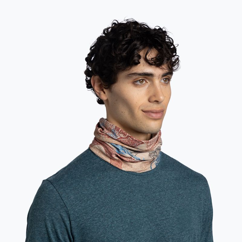 Fascia multifunzione BUFF Coolnet UV camino bridges cloud 3