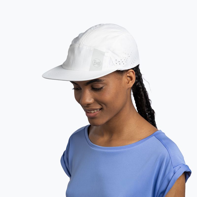 Cappellino con visiera BUFF Desert solid white 10