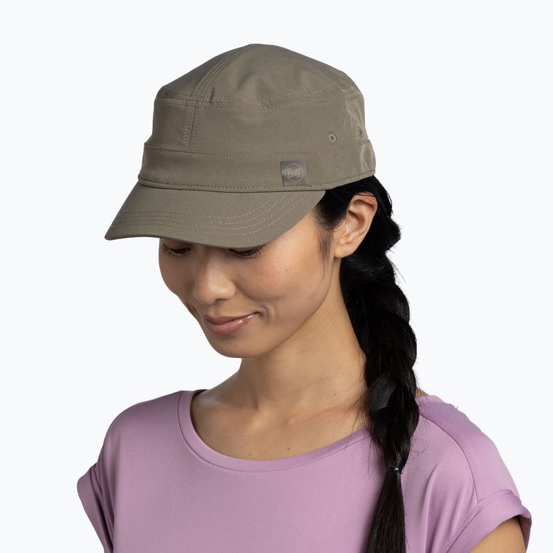 Cappellino con visiera BUFF Military solid tundra khaki 4