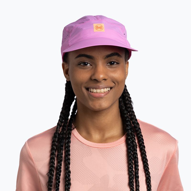 Cappellino con visiera BUFF Speed solid iris 3