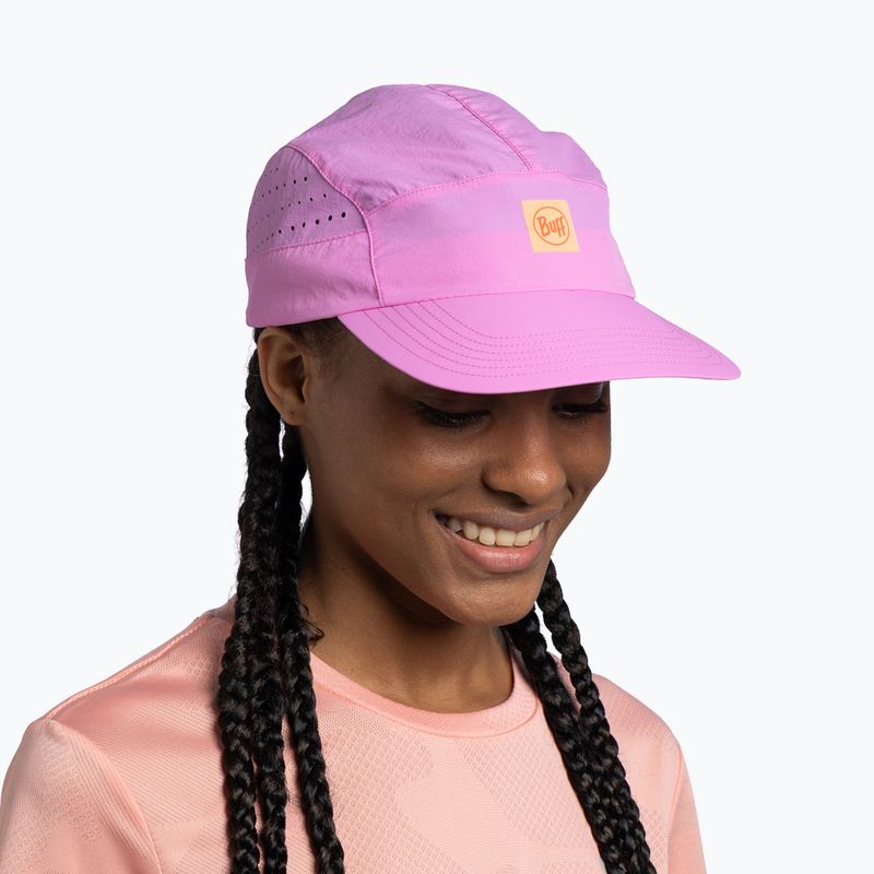 Cappellino con visiera BUFF Speed solid iris 4