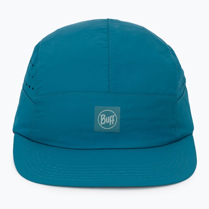 Cappellino con visiera BUFF Speed solid teal 2