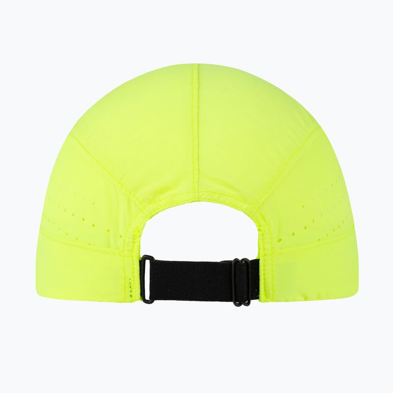 Cappellino con visiera BUFF Speed solid lime 2