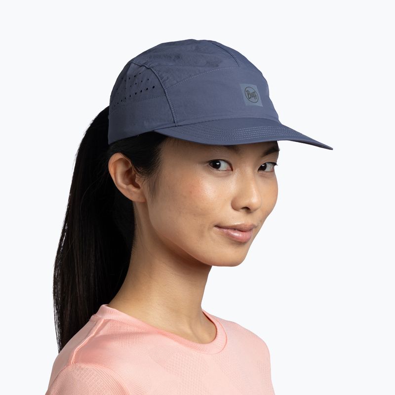 Cappellino con visiera BUFF Speed solid solid ash 4