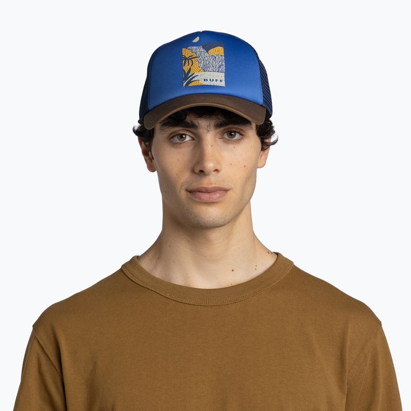 Cappellino con visiera BUFF Trucker arand blue 3
