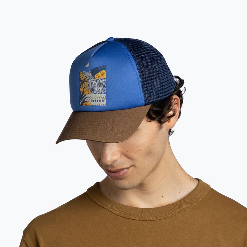 Cappellino con visiera BUFF Trucker arand blue 4