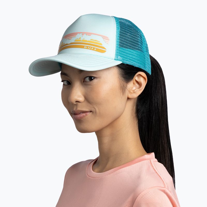Cappellino con visiera BUFF Trucker chara mint 5