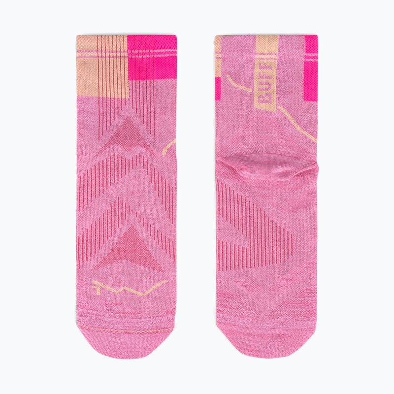 Calzini BUFF CoolNet Quarter pink 2