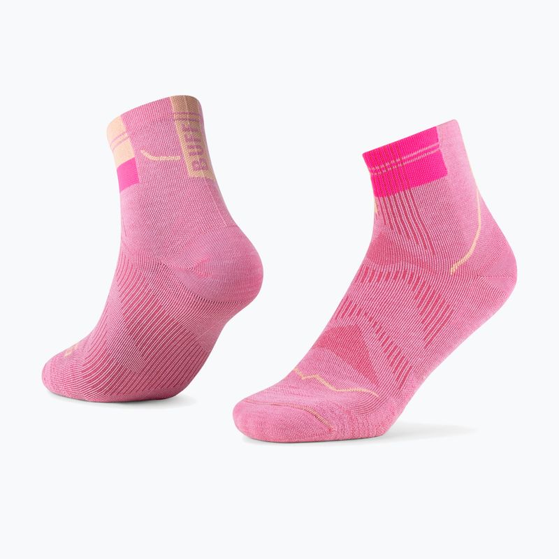 Calzini BUFF CoolNet Quarter pink 3