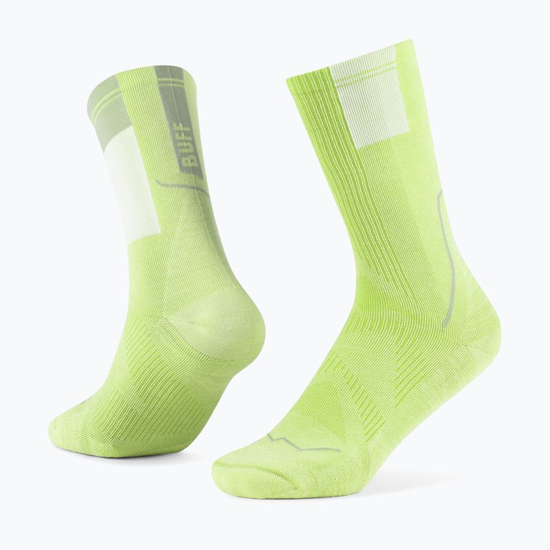 Calzini BUFF Coolnet Crew lime 3