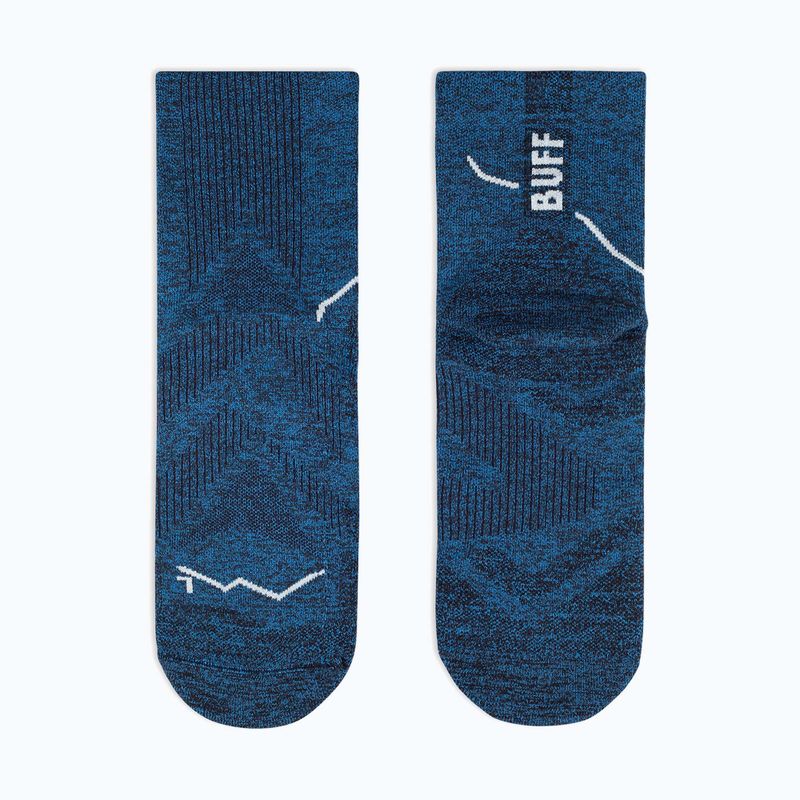 Calzini BUFF Dryflx Quarter blue 3