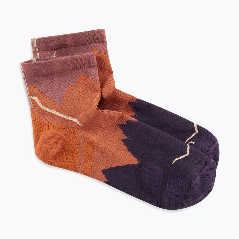 Calzini BUFF Merino Lightweight Quarter LWQ3 ginger 2