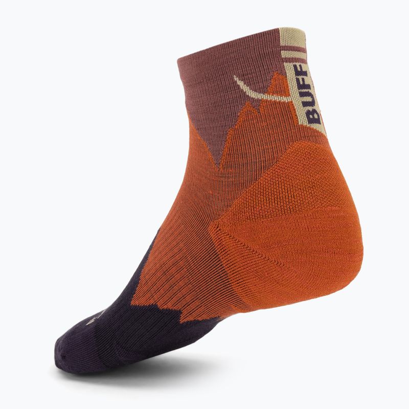 Calzini BUFF Merino Lightweight Quarter LWQ3 ginger 2