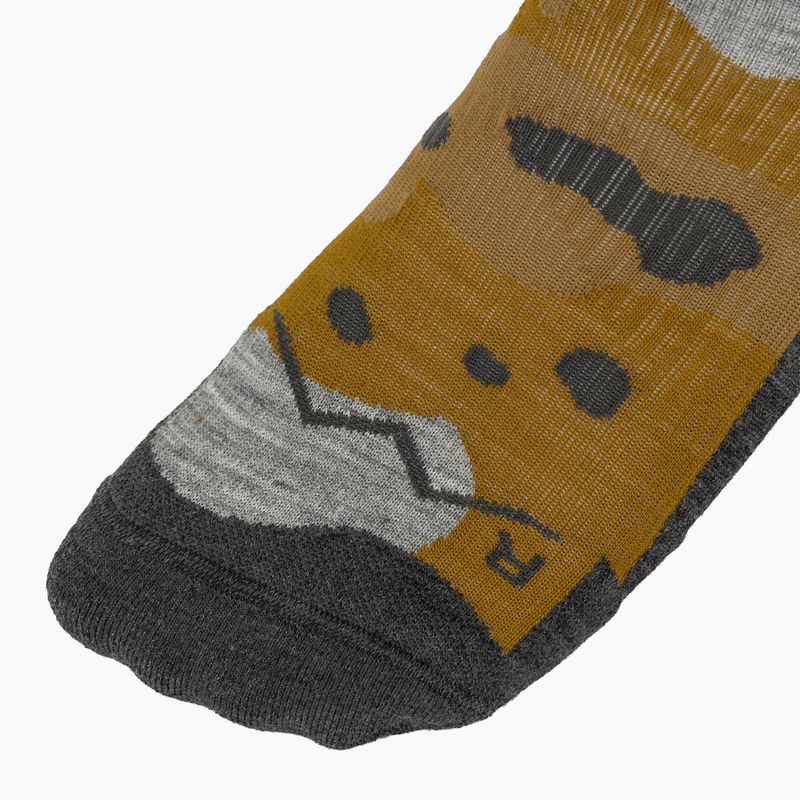 Calzini BUFF Merino Lightweight Quarter LWQ2 khaki 4