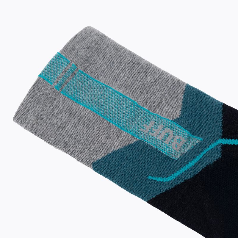 Calzini BUFF Merino Lightweight Crew LWC1 teal 3