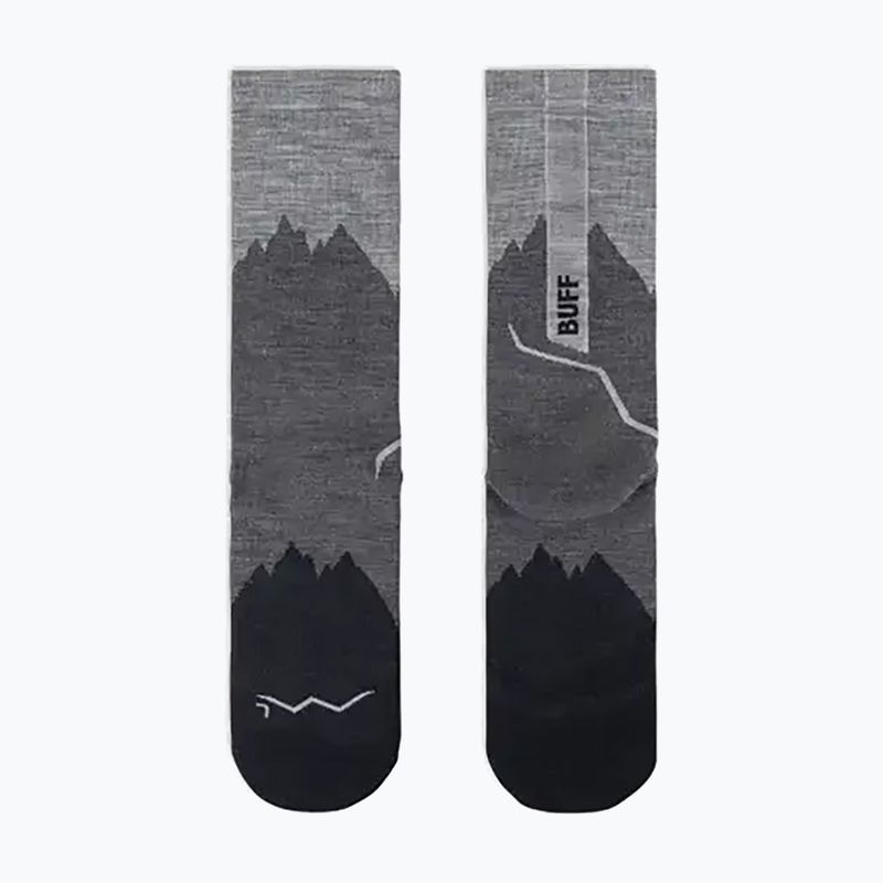Calzini BUFF Merino Lightweight Crew LWC3 neri 6