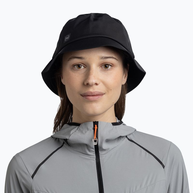 Cappello BUFF Rain Bucket solid black 4