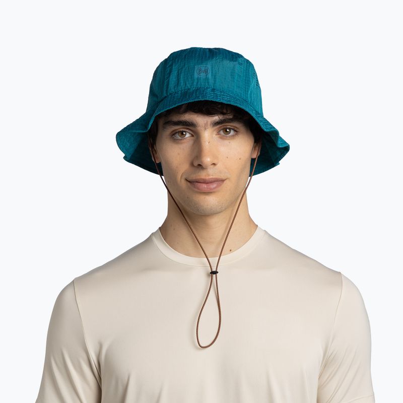 Cappello BUFF Go Bucket solid teal 4