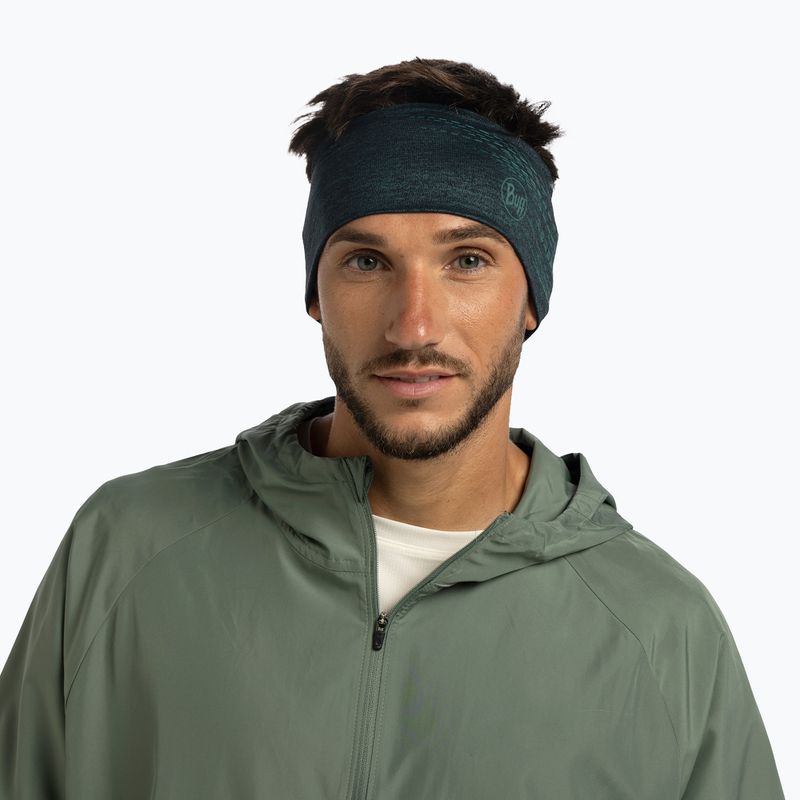 Fascia per la testa BUFF DryFlx teal 2