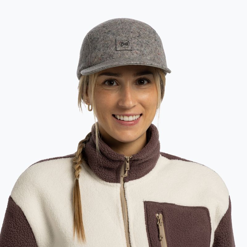 Cappello invernale Buff Merino Upcycled thier grey heather 6