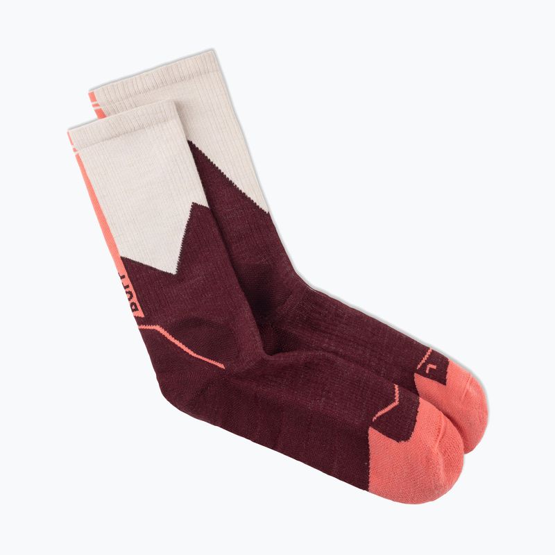 Calze BUFF Midweight Crew wine 2