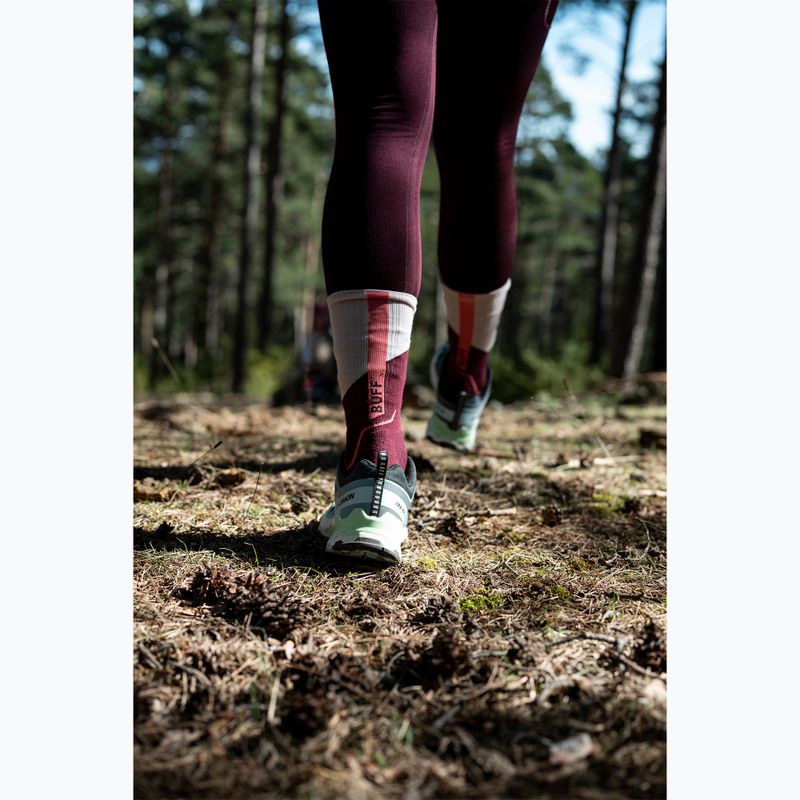 Calze BUFF Midweight Crew wine 11
