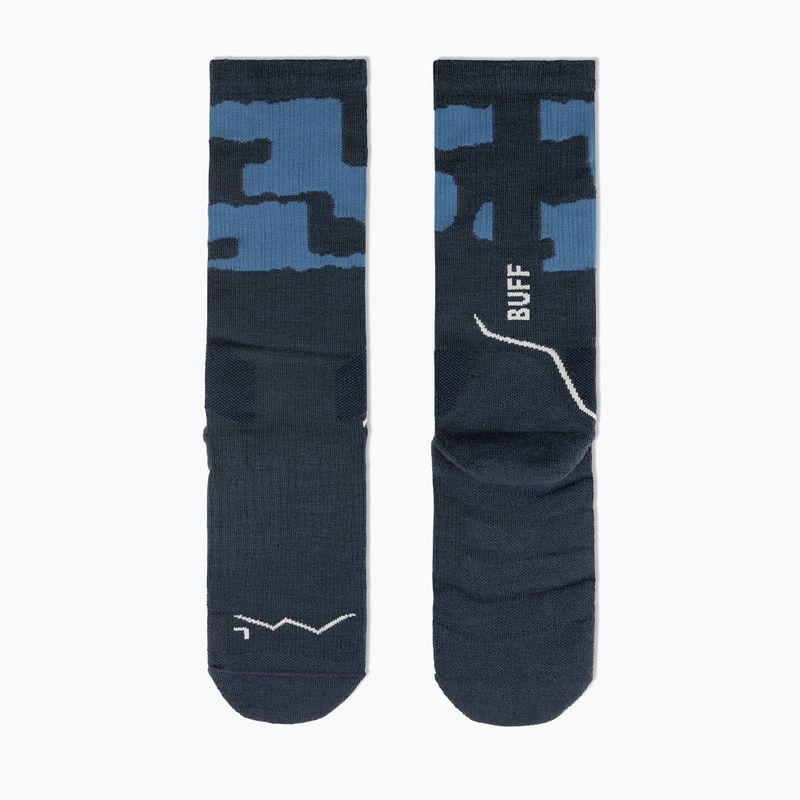 Calze BUFF Midweight Crew night blue 3