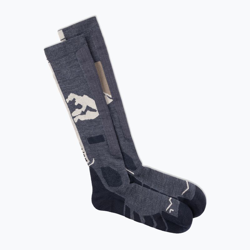 Calze BUFF Merino Heavyweight Over The Calf night blue 2