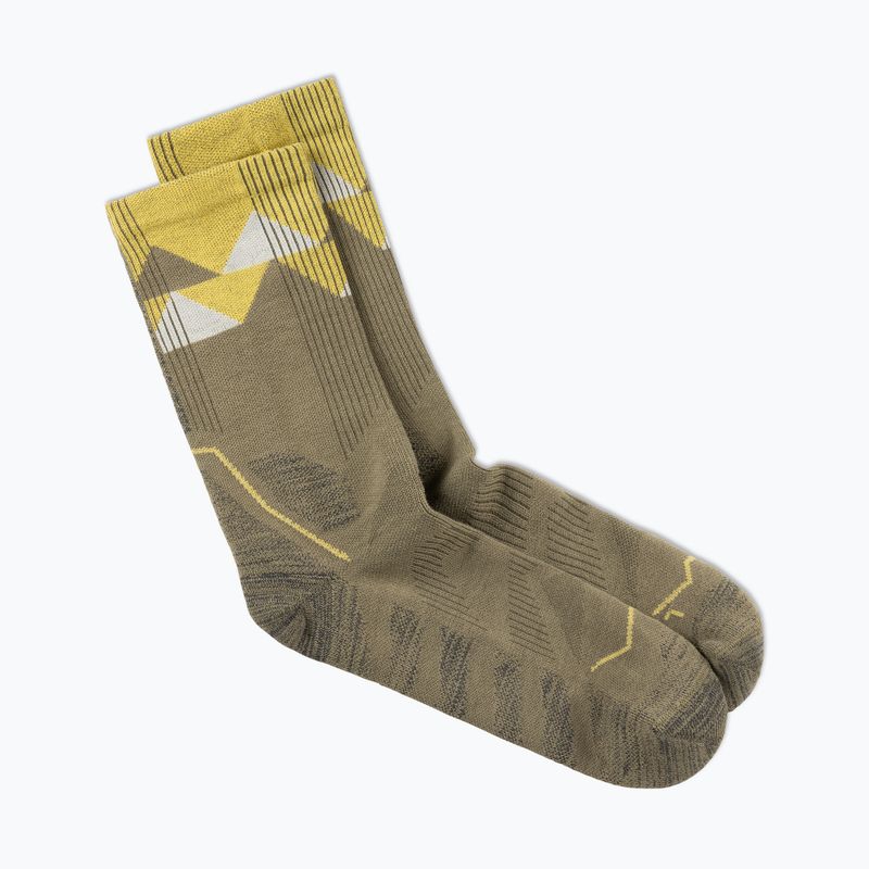Calze BUFF Thermomet Crew olive green 2