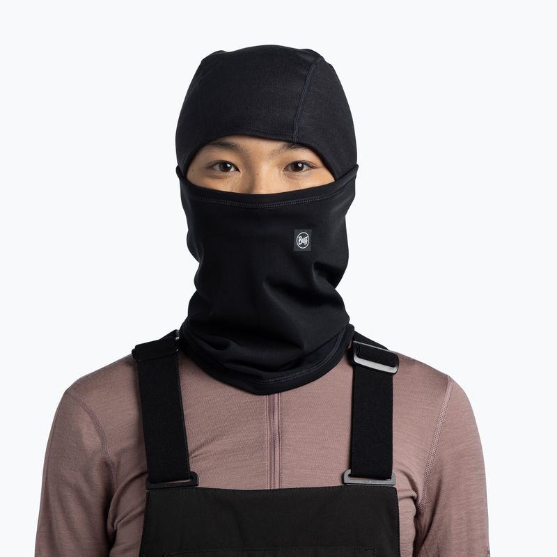 Passamontagna BUFF Tech Fleece Hinged black 6