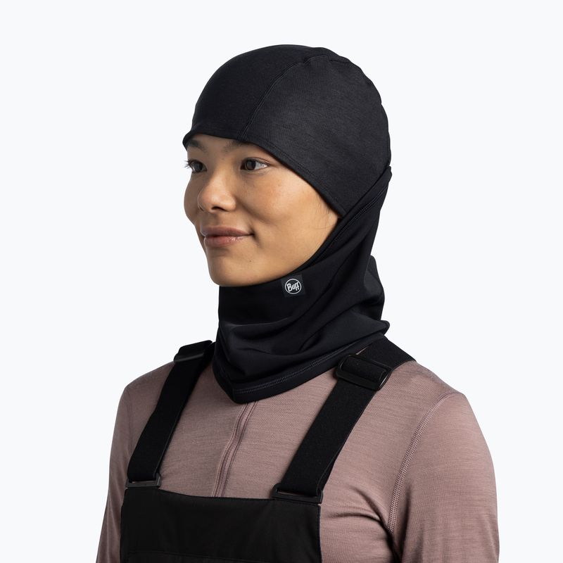 Passamontagna BUFF Tech Fleece Hinged black 7