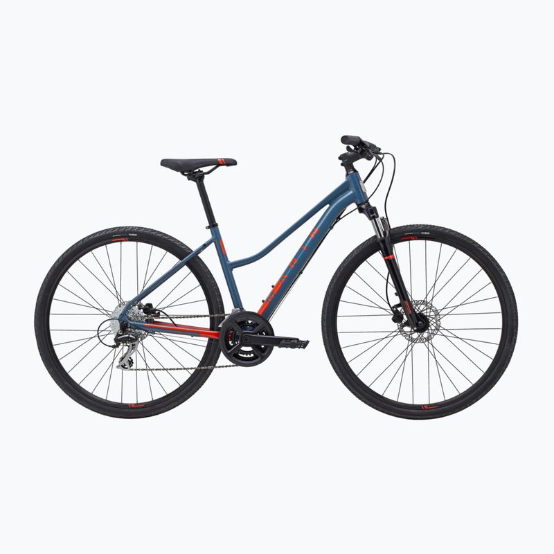 Bicicletta da cross Marin San Anselmo DS2 donna 700C grigio lucido/arancio