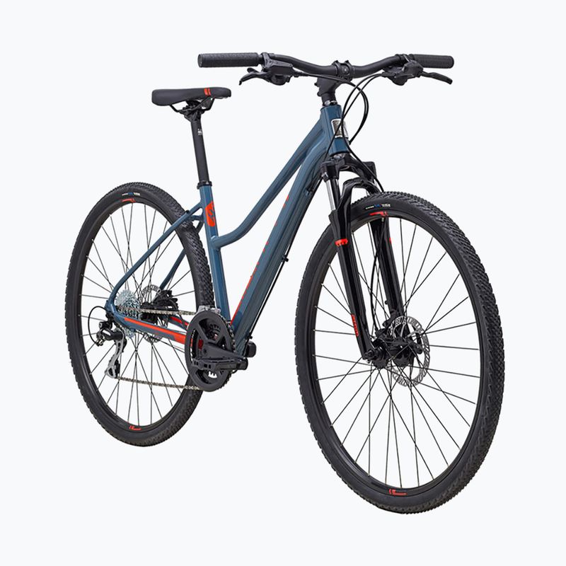 Bicicletta da cross Marin San Anselmo DS2 donna 700C grigio lucido/arancio 2