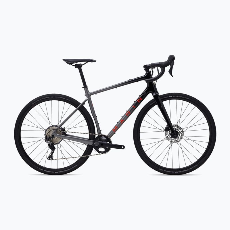 Marin Headlands 1 bici da corsa lucida in carbone/nero/arancione