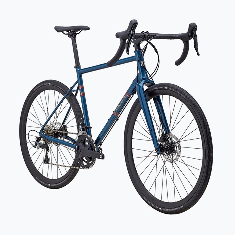 Marin Nicasio 2 satin blu/verde/arancio gravel bike 7