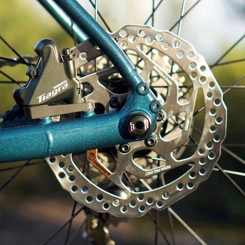 Marin Nicasio 2 satin blu/verde/arancio gravel bike 12
