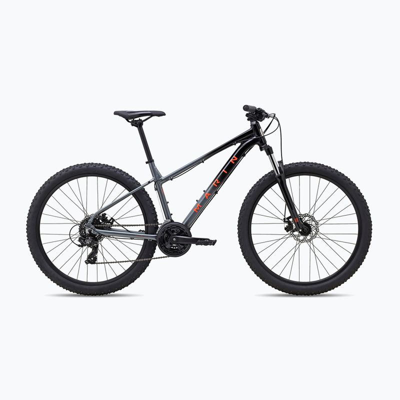Marin Wildcat Trail 1 27,5 nero lucido/carbone/corallo mountain bike donna 6