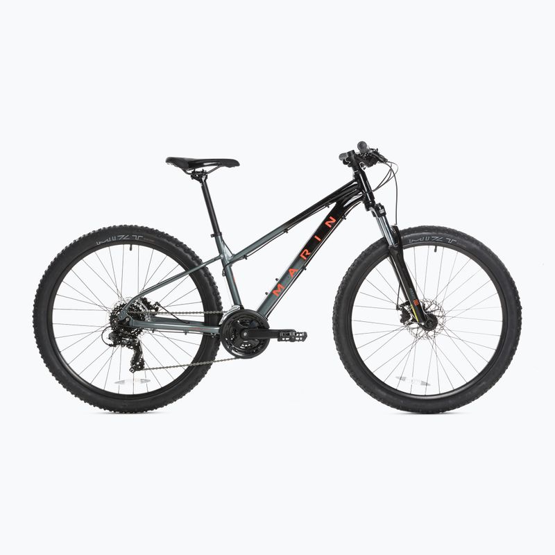 Marin Wildcat Trail 1 27,5 nero lucido/carbone/corallo mountain bike donna