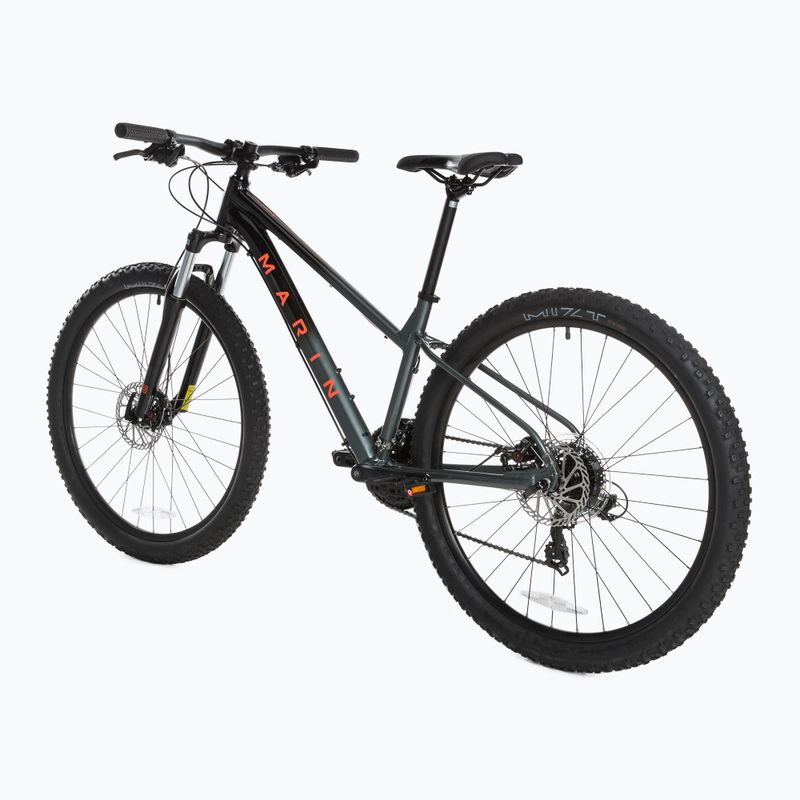 Marin Wildcat Trail 1 27,5 nero lucido/carbone/corallo mountain bike donna 3