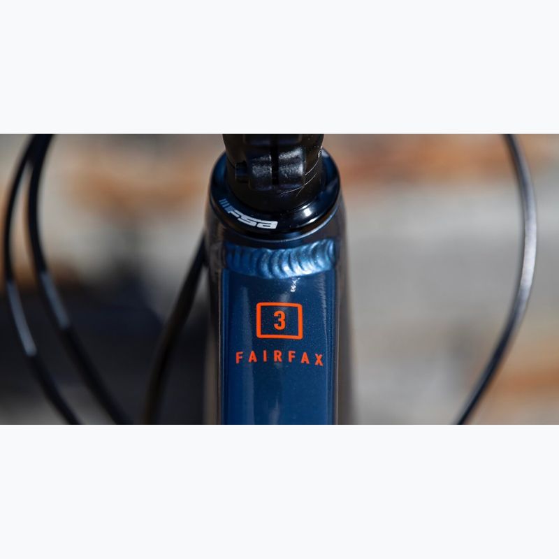 Marin Fairfax 3 bici da cross da uomo 700C blu scuro/arancio lucido 5